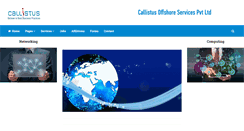 Desktop Screenshot of callistus.in